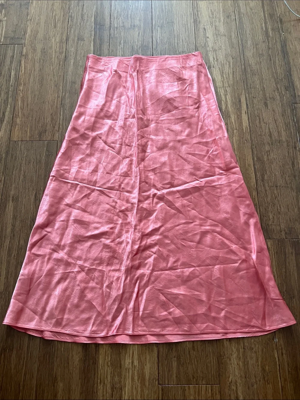 Aritzia Babaton Women's Slip Satin Midi Skirt